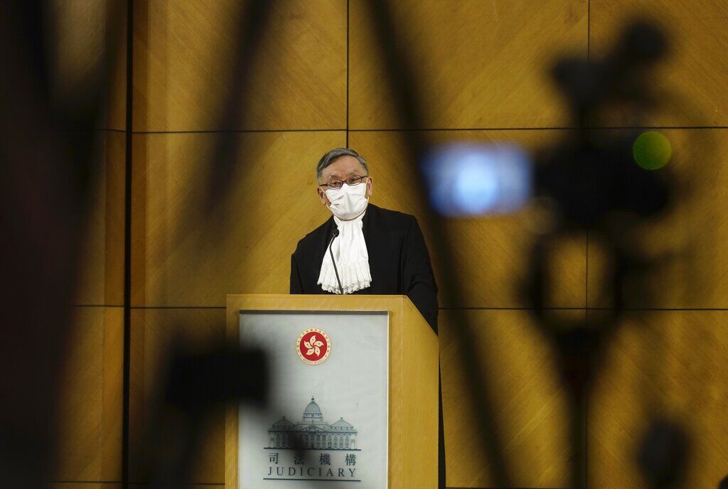APTOPIX Hong Kong Judiciary
